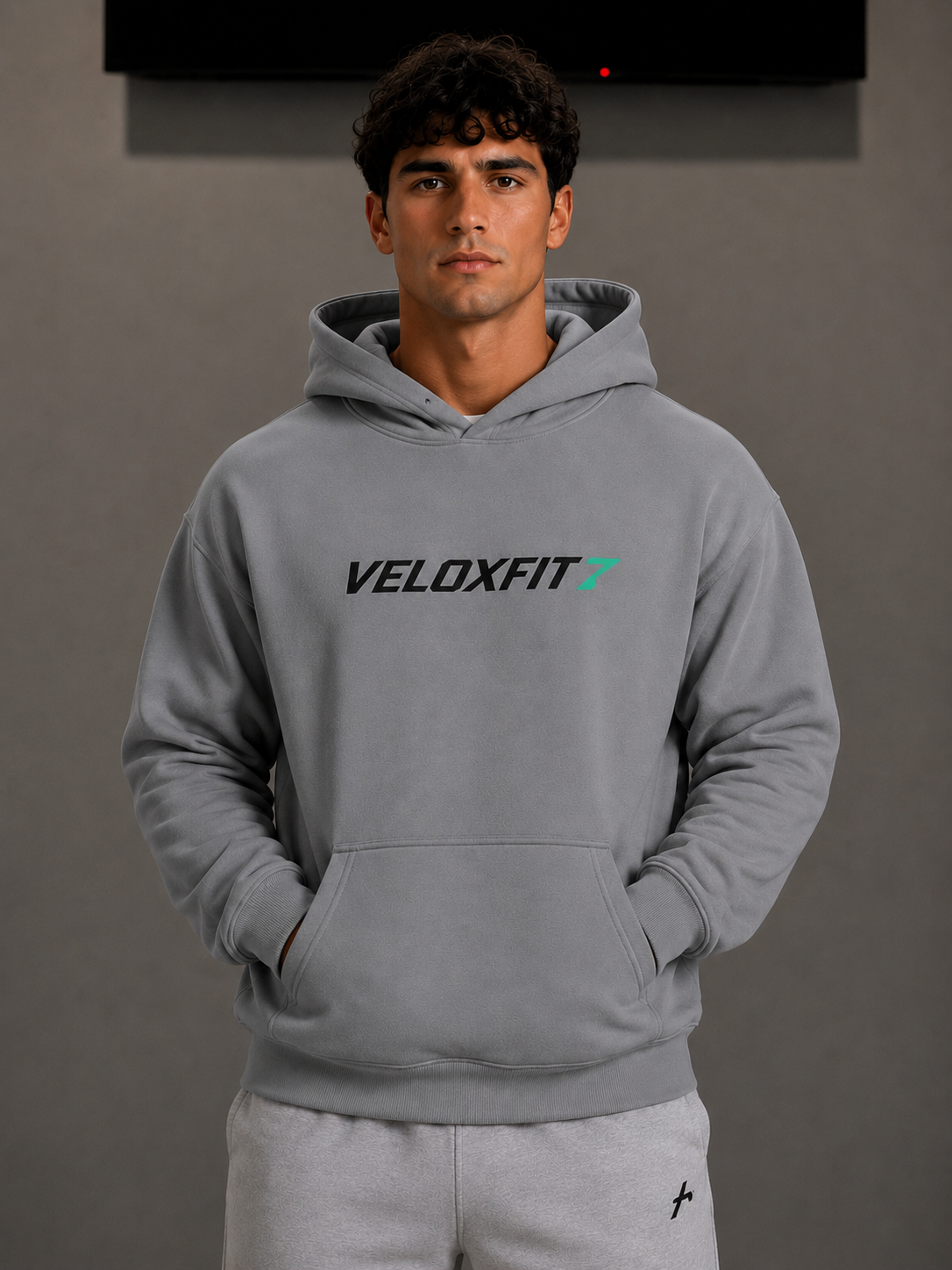 Sudadera con capucha de oversize