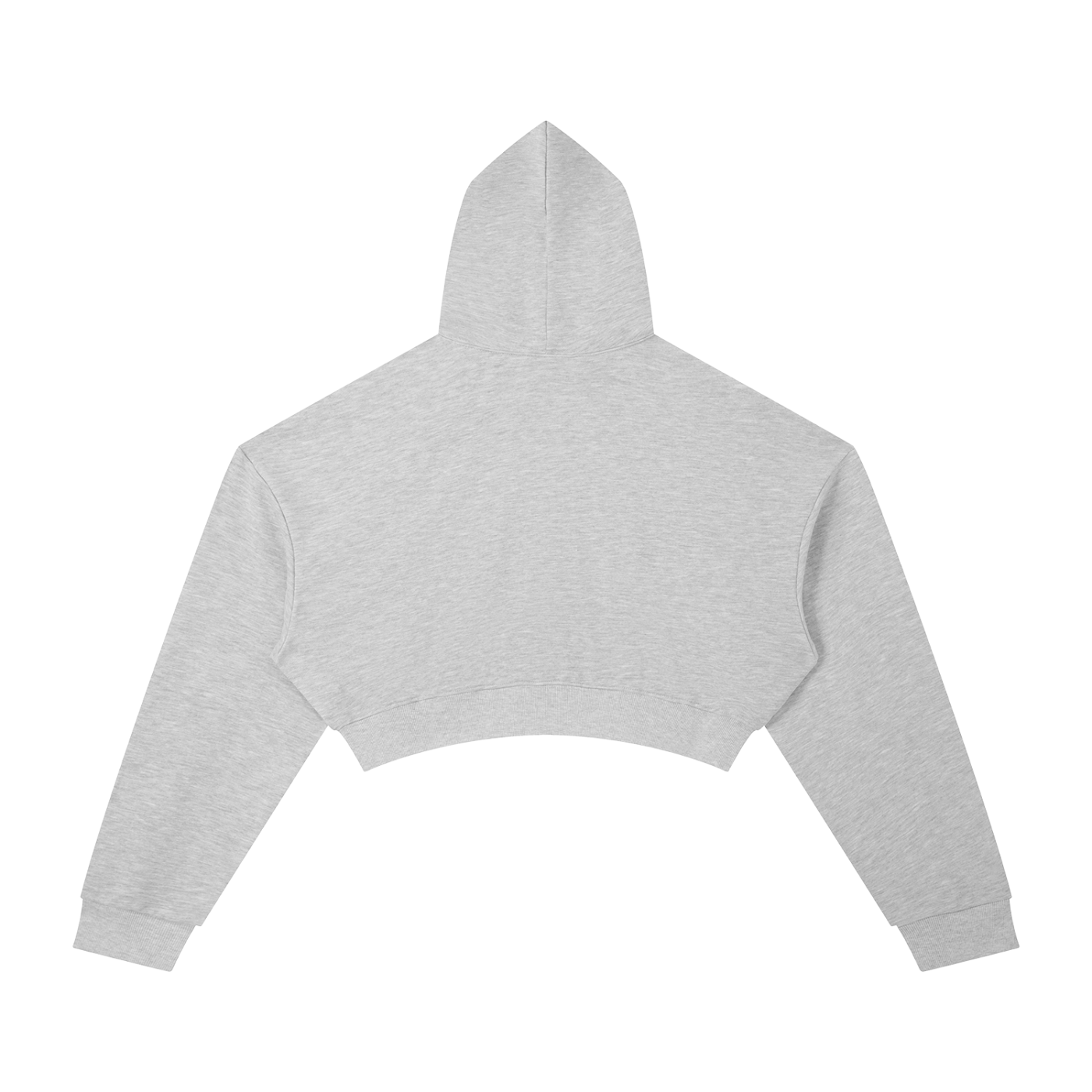 Sudadera con capucha corta esencial oversize