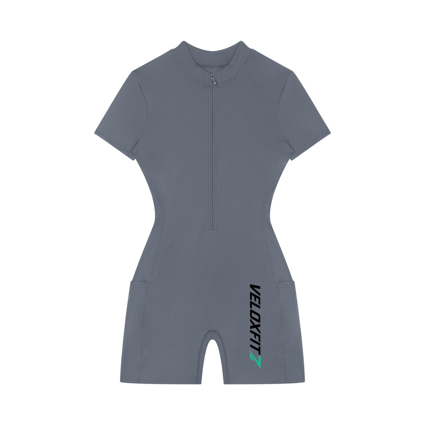 Mono con cremallera entallado para mujer