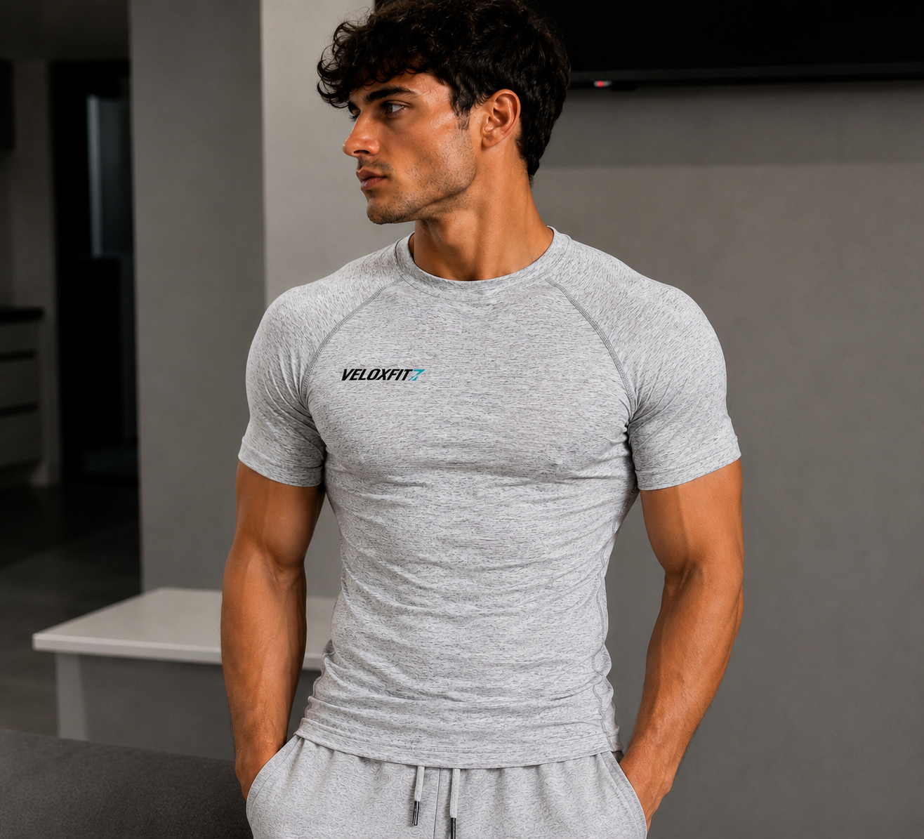 Camiseta de manga corta térmica