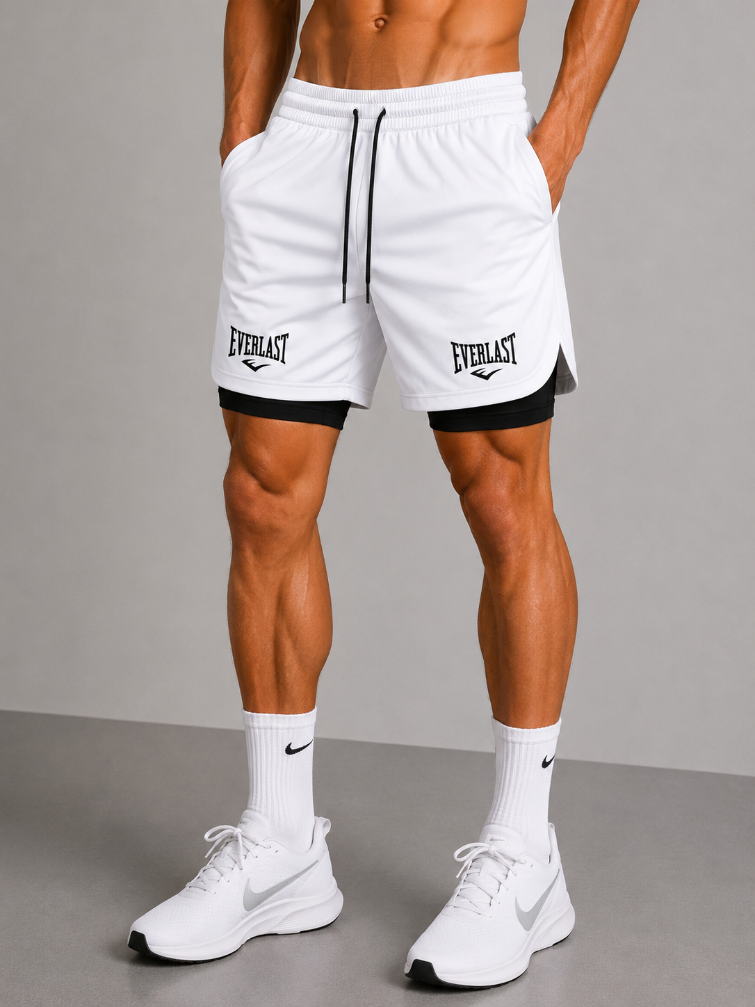 Pantalones cortos de doble cubierta