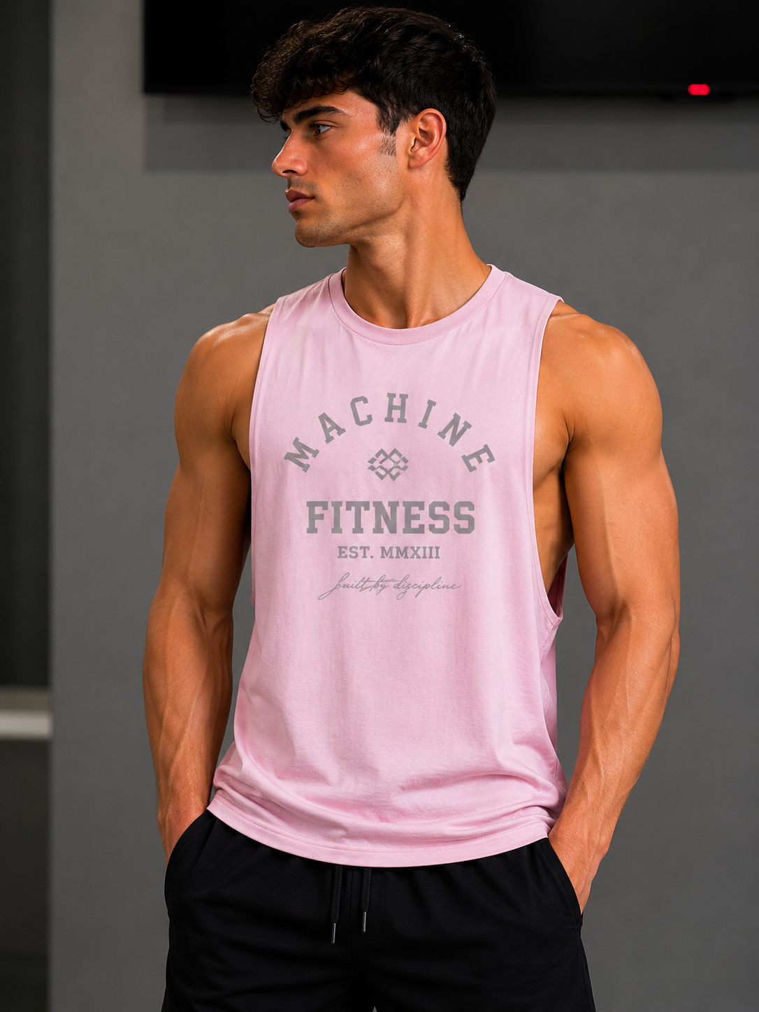Camiseta de hombre casual sin mangas