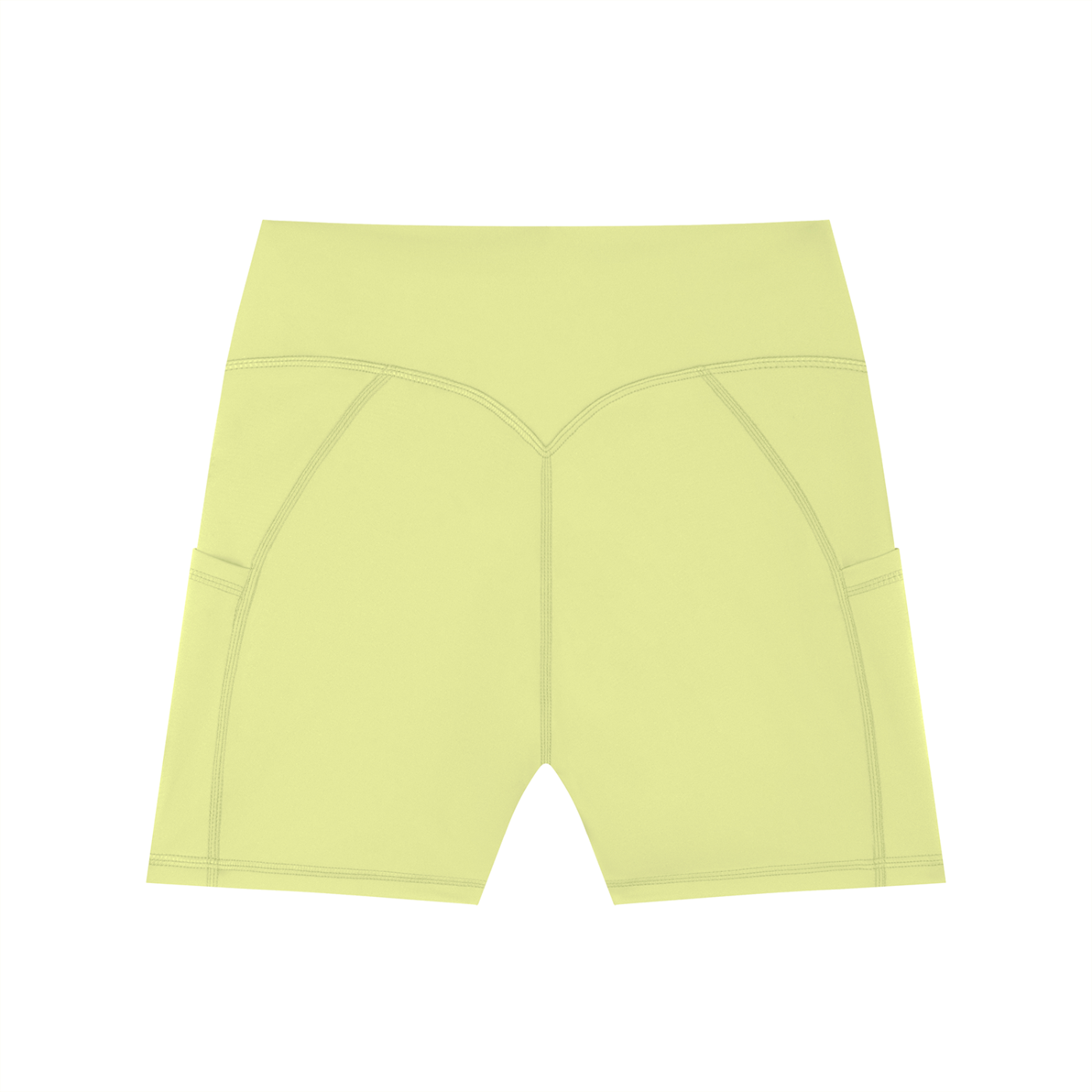 Pantalones cortos de motorista con bolsillos de cintura alta para mujer