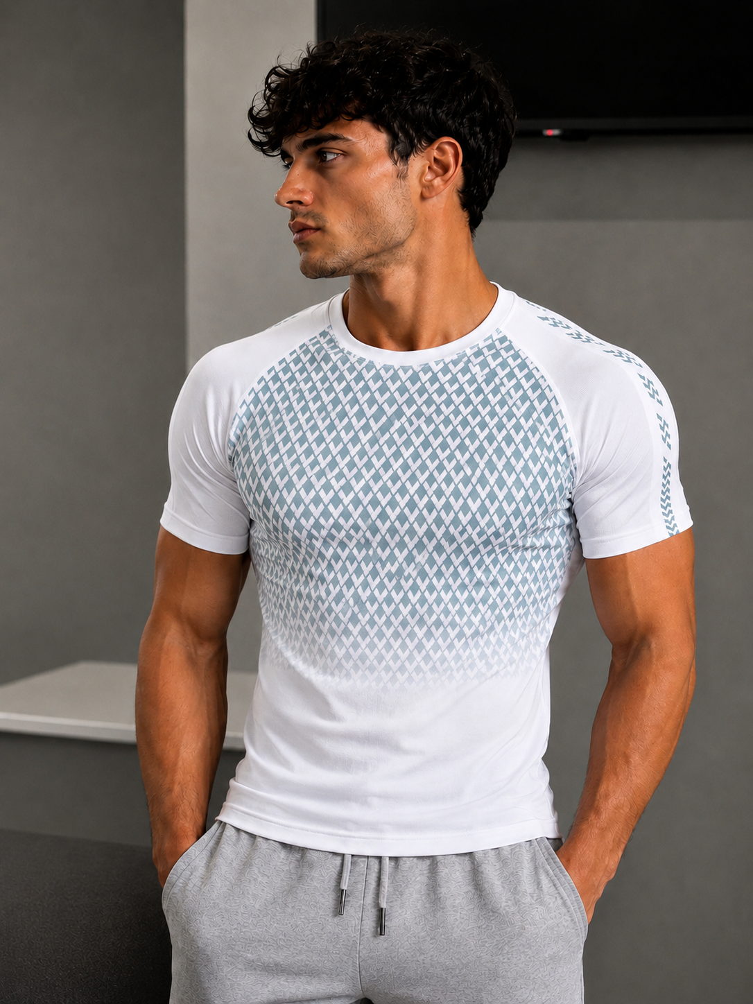 Camisas deportivas con estampado