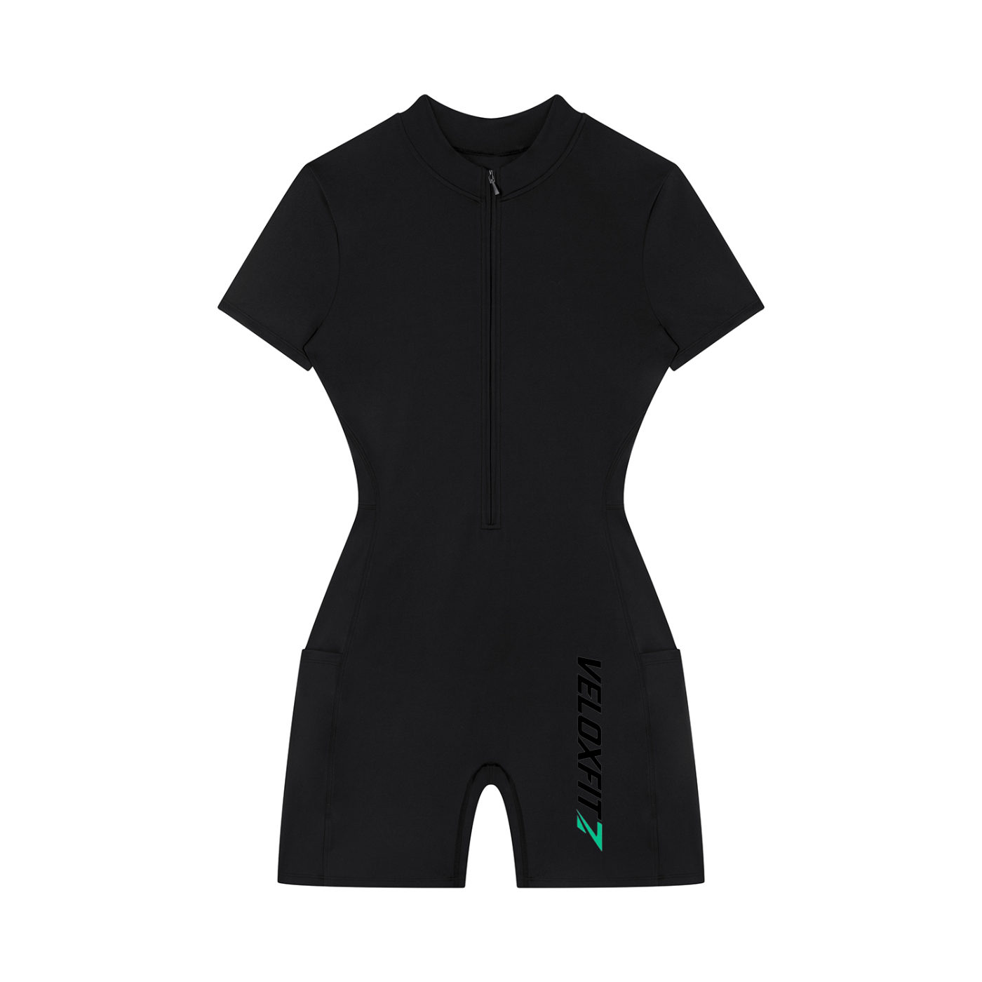 Mono con cremallera entallado para mujer