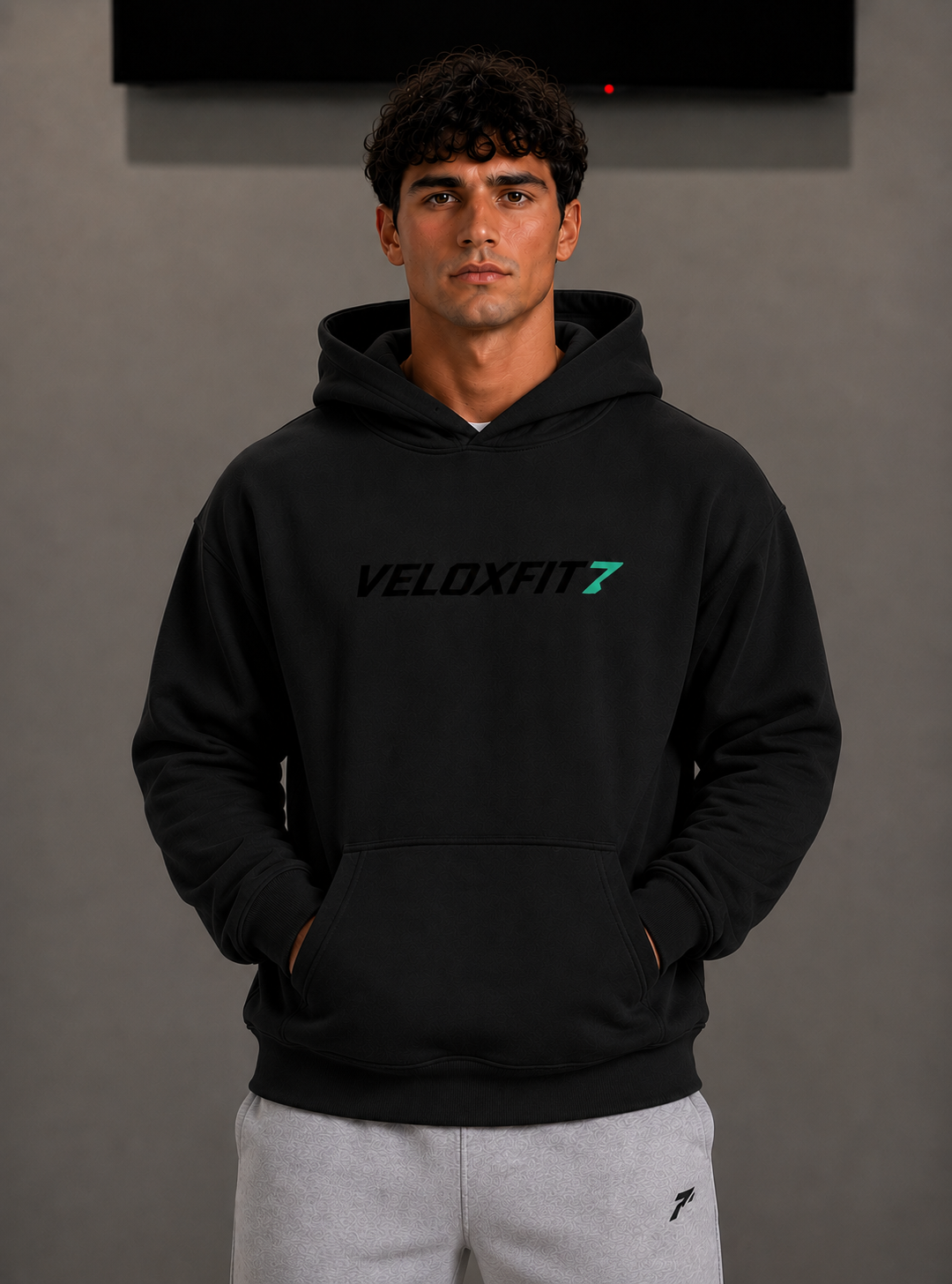 Sudadera con capucha de oversize