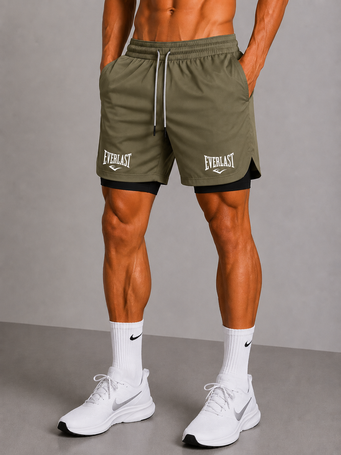 Pantalones cortos de doble cubierta