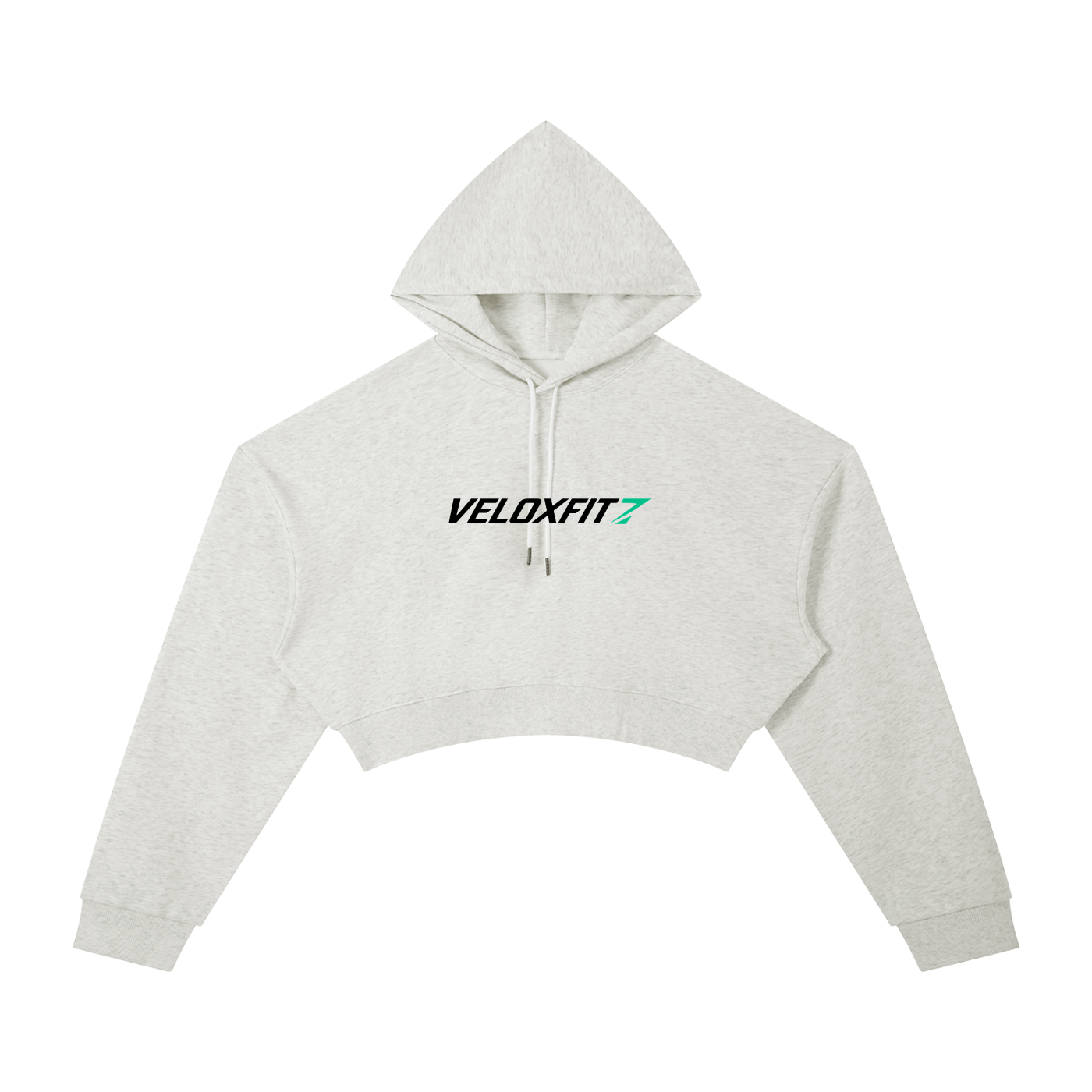 Sudadera con capucha corta esencial oversize