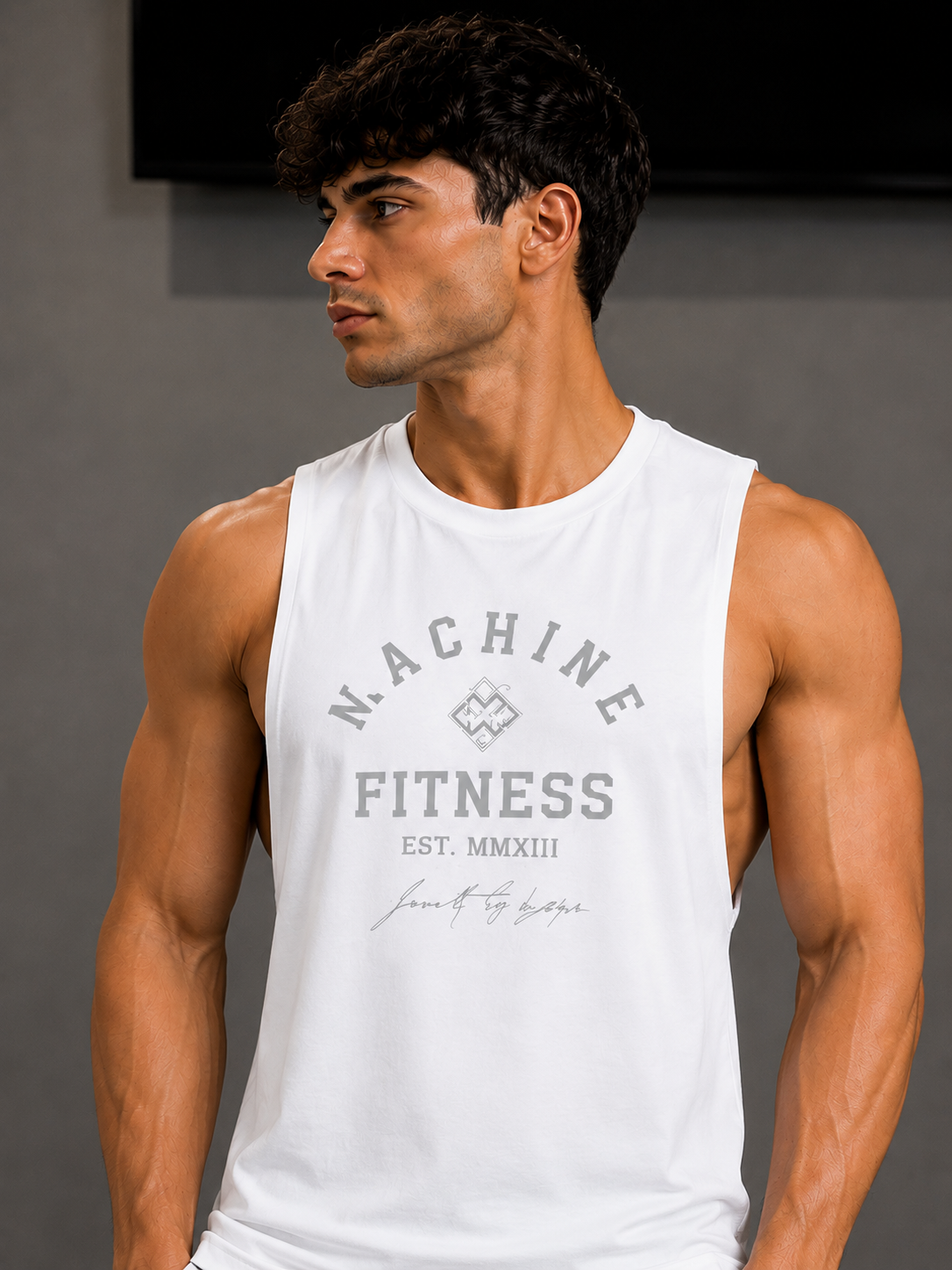 Camiseta de hombre casual sin mangas