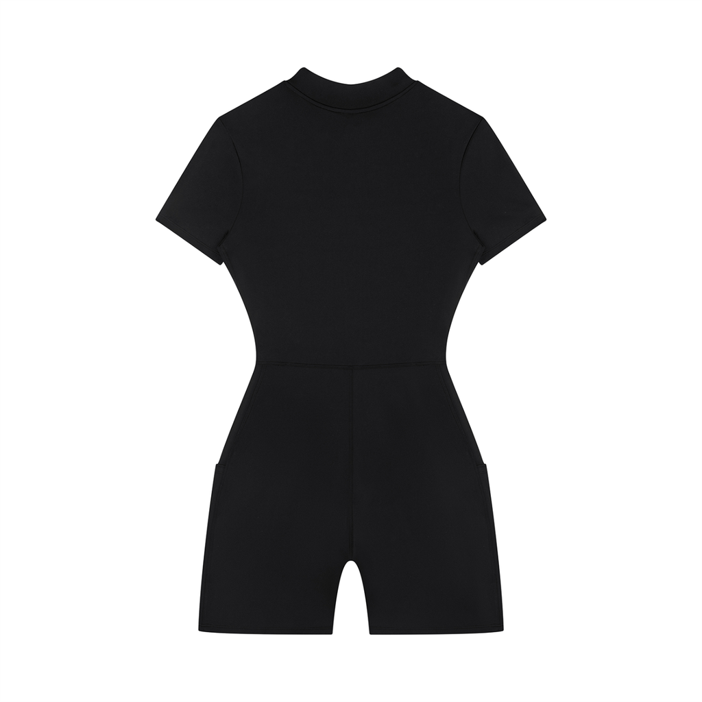 Mono con cremallera entallado para mujer