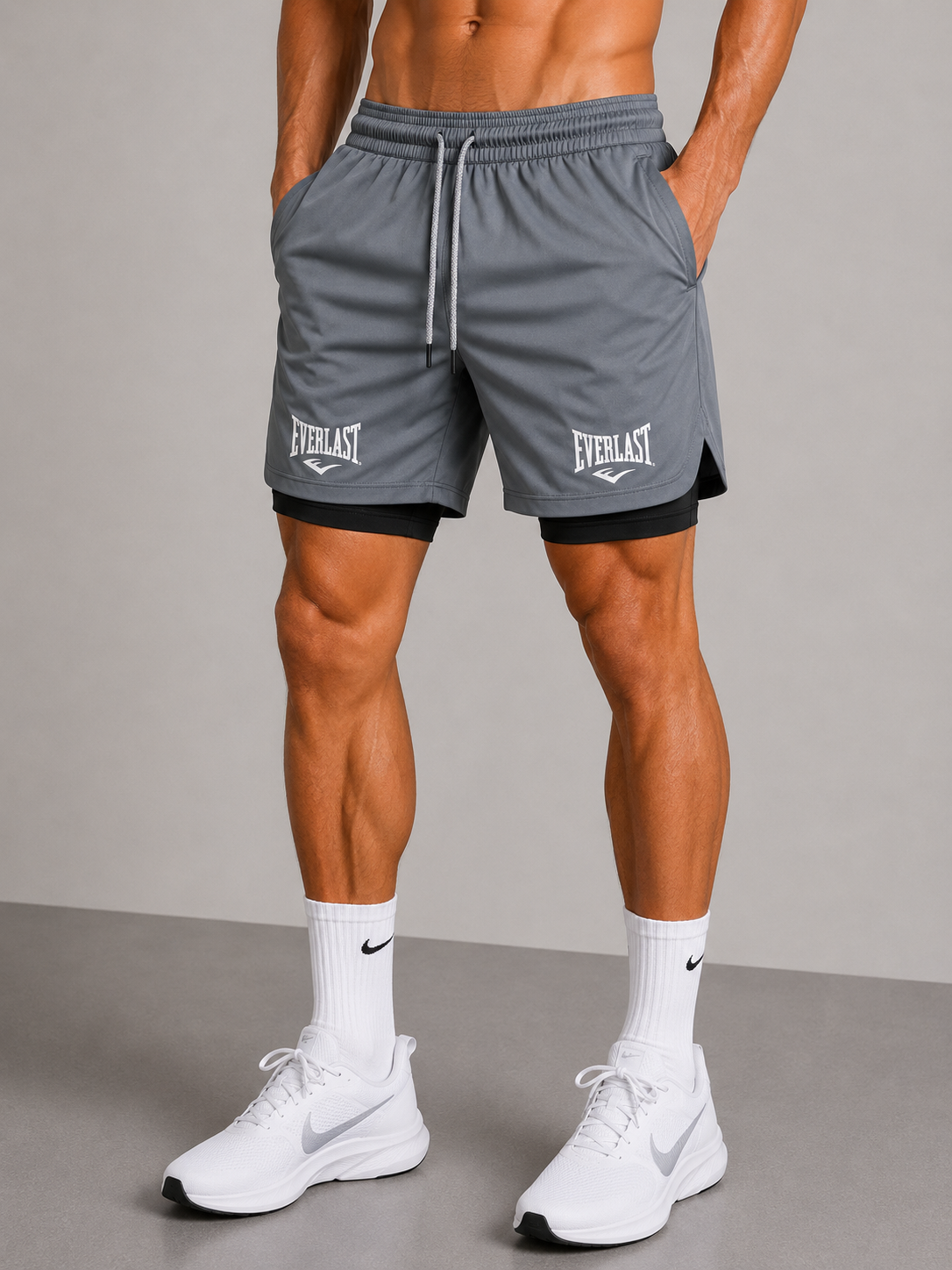 Pantalones cortos de doble cubierta