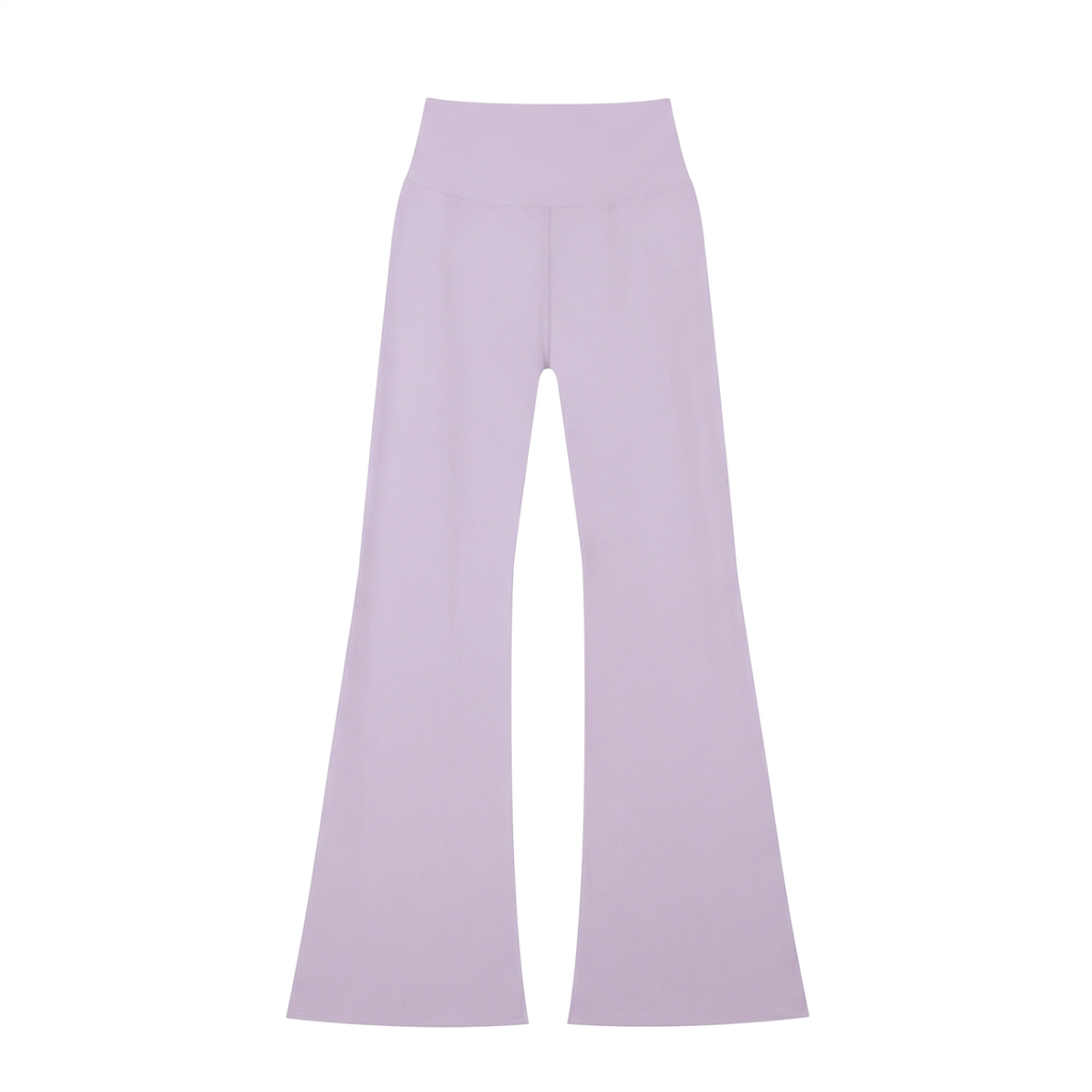 Leggings acampanados de cintura alta para mujer