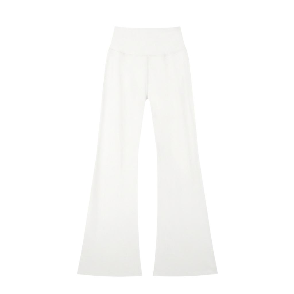 Leggings acampanados de cintura alta para mujer