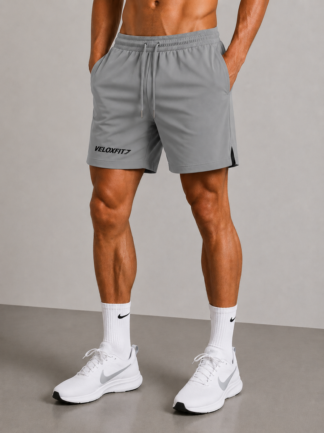 Pantalones cortos con cordón para hombre