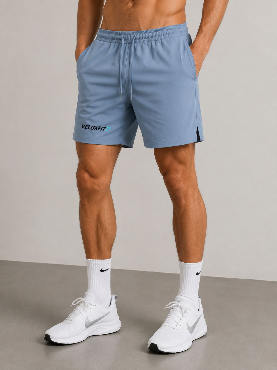 Pantalones cortos con cordón para hombre