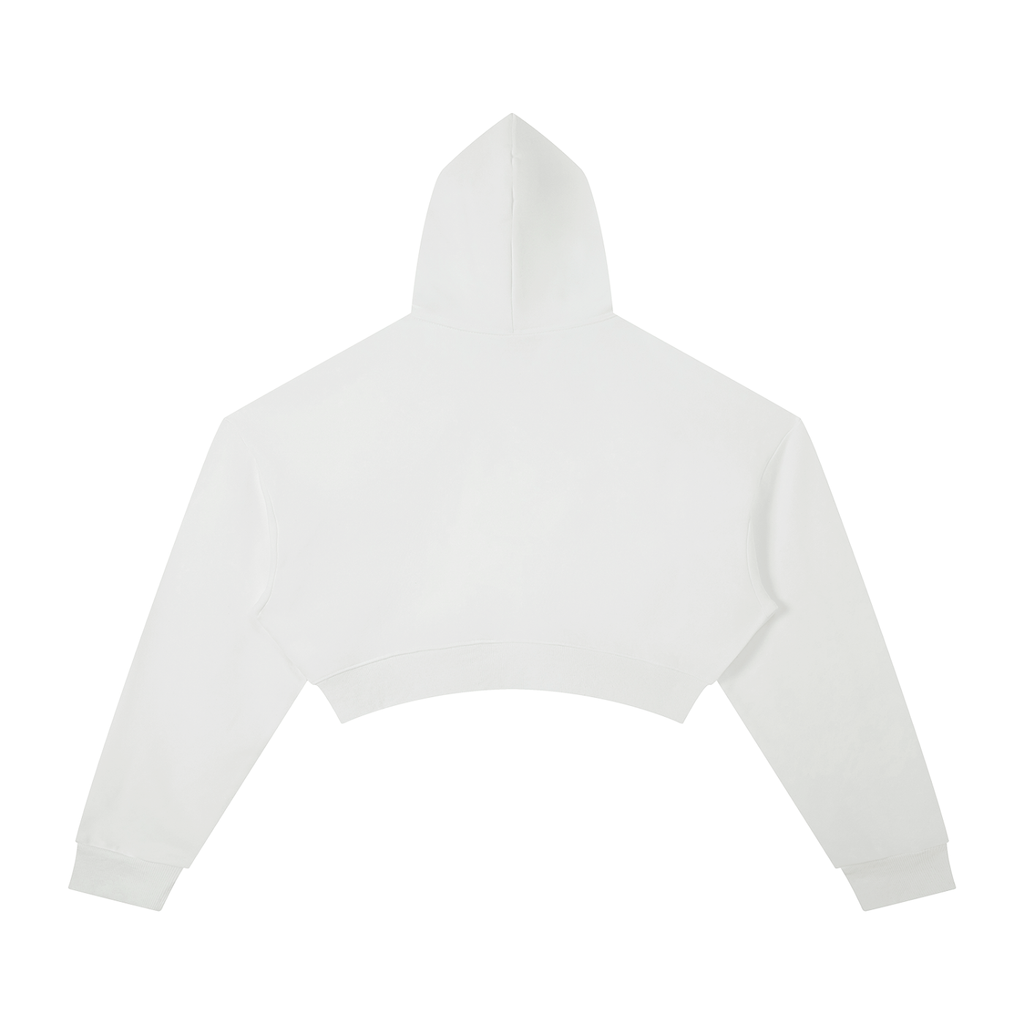 Sudadera con capucha corta esencial oversize