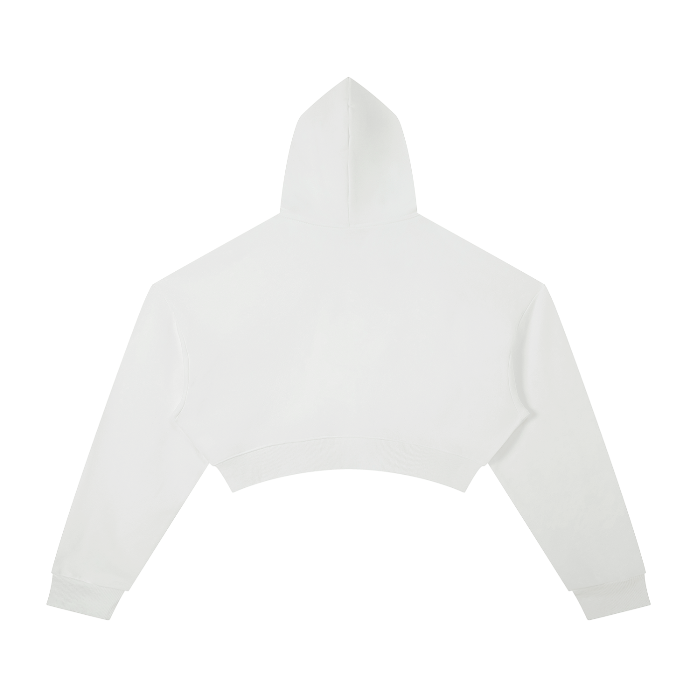 Sudadera con capucha corta esencial oversize