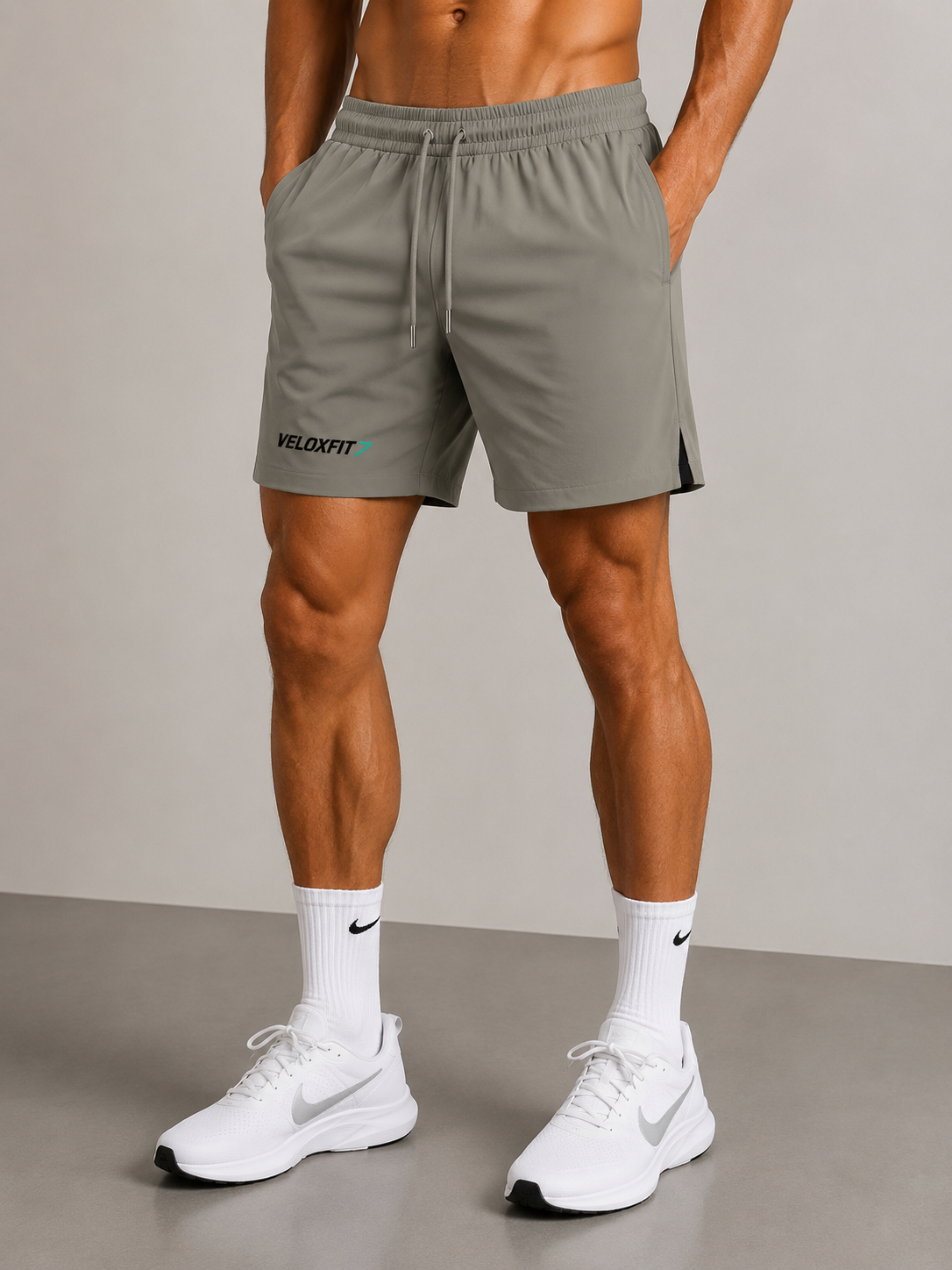 Pantalones cortos con cordón para hombre