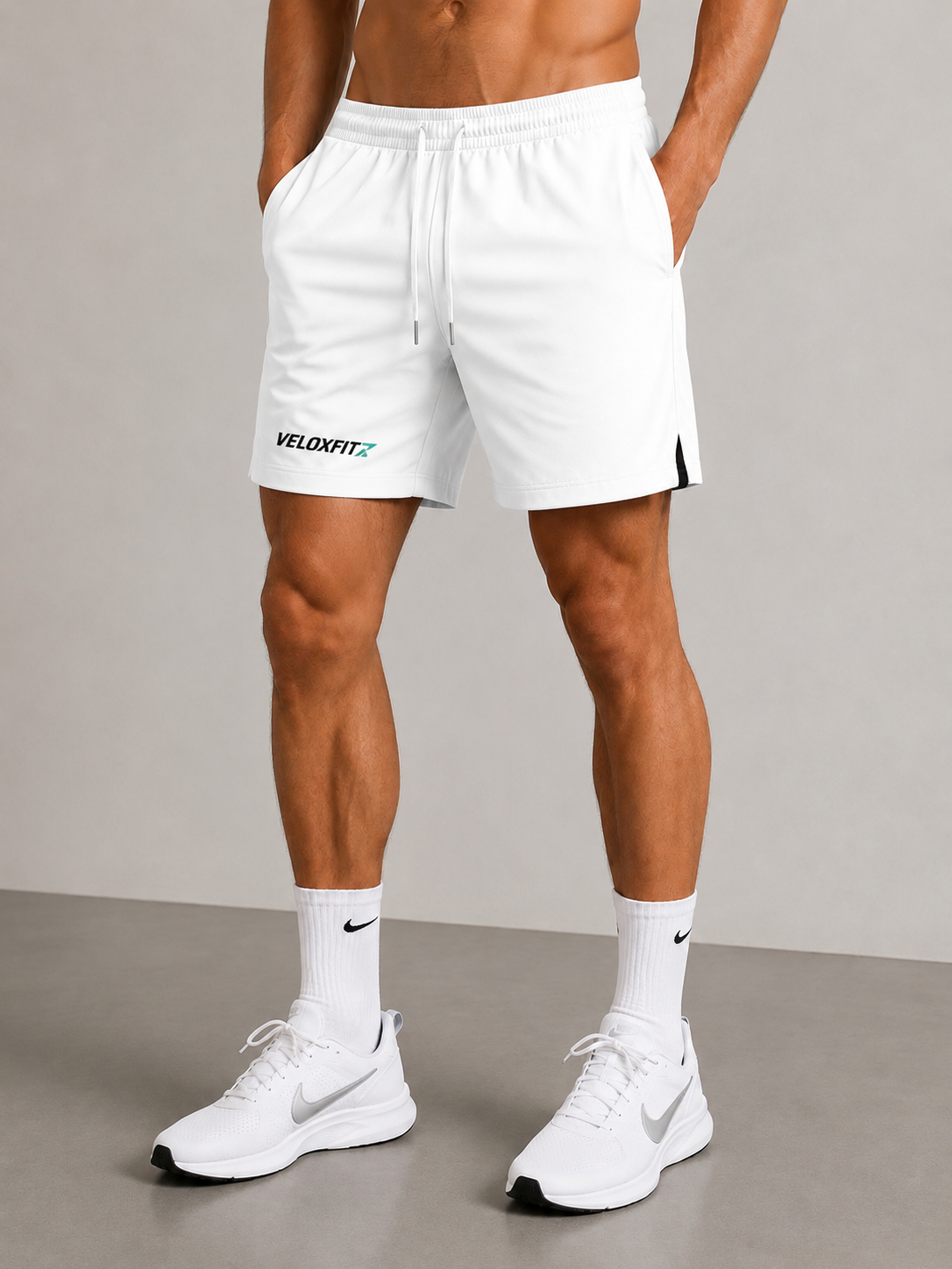 Pantalones cortos con cordón para hombre