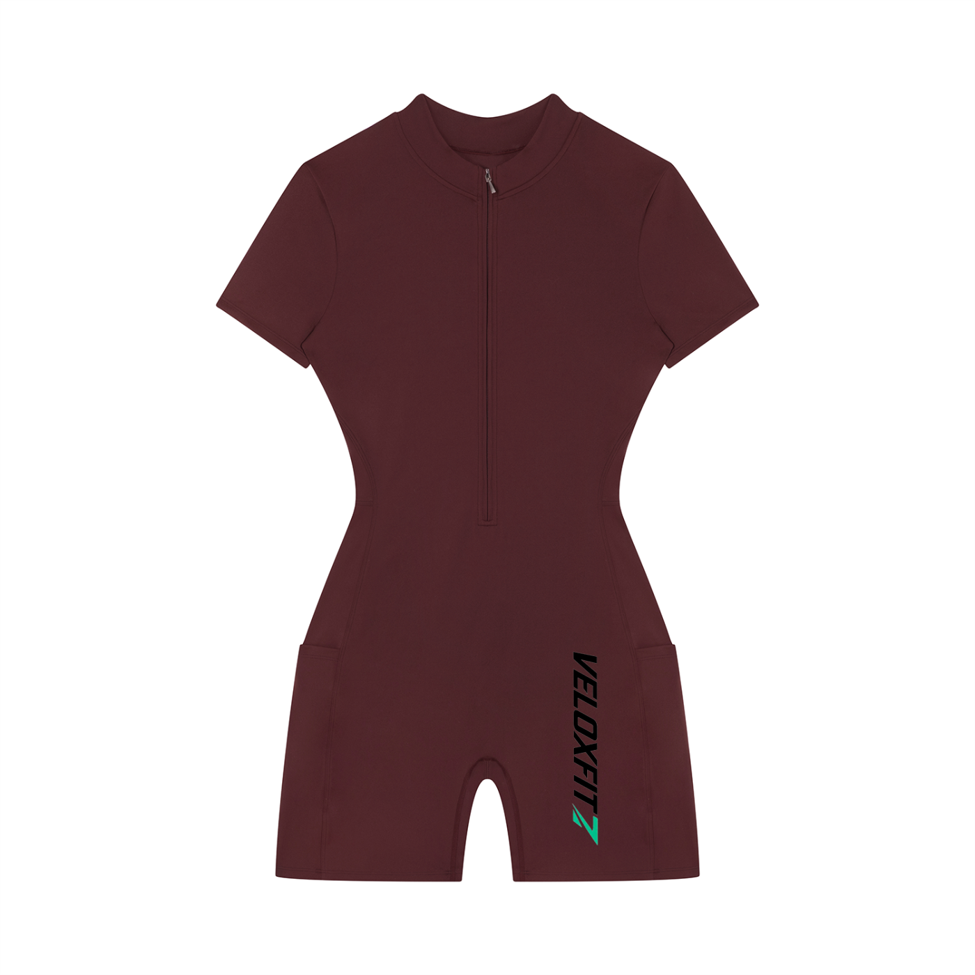 Mono con cremallera entallado para mujer