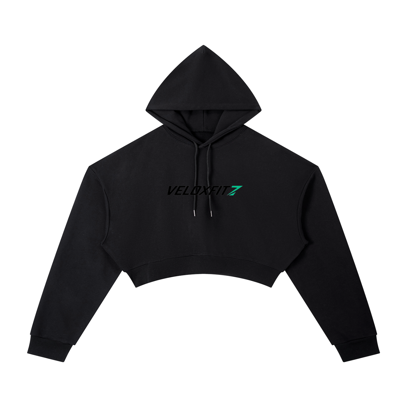 Sudadera con capucha corta esencial oversize
