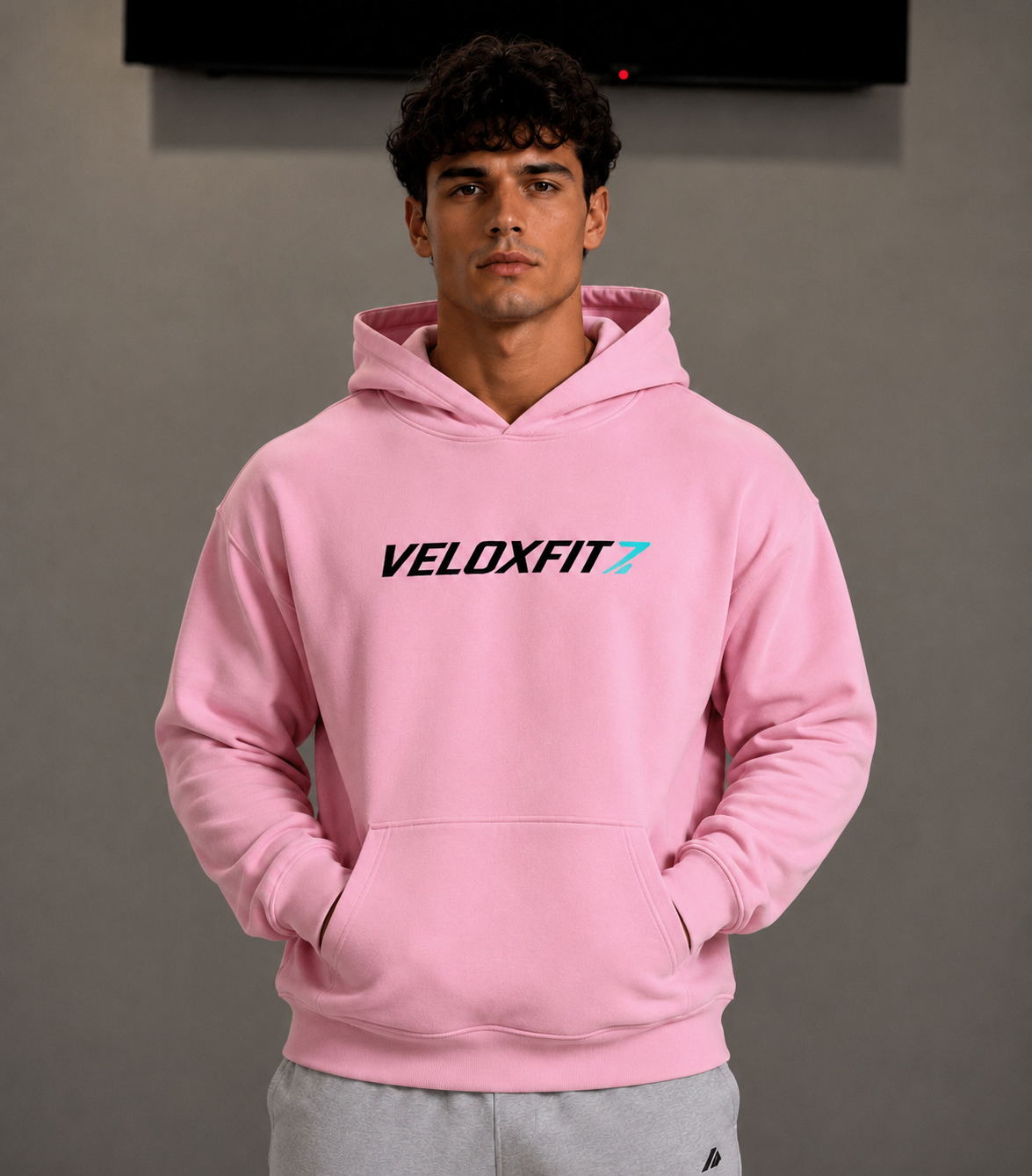 Sudadera con capucha de oversize