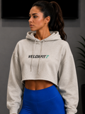 Sudadera con capucha corta oversize