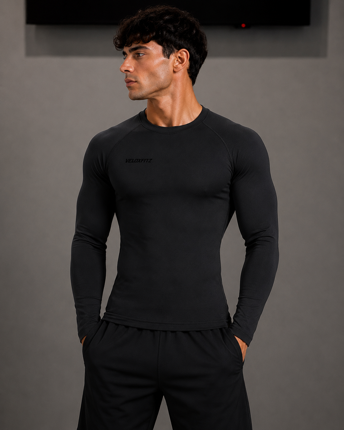 Camiseta de manga larga térmica