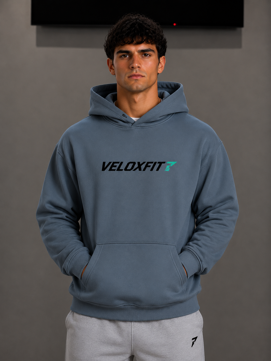 Sudadera con capucha de oversize