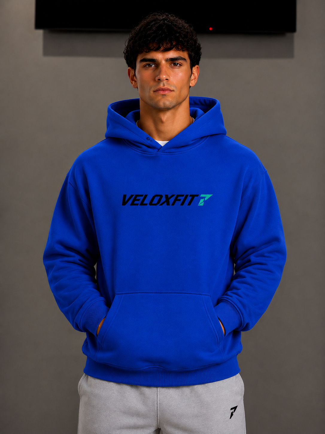 Sudadera con capucha de oversize