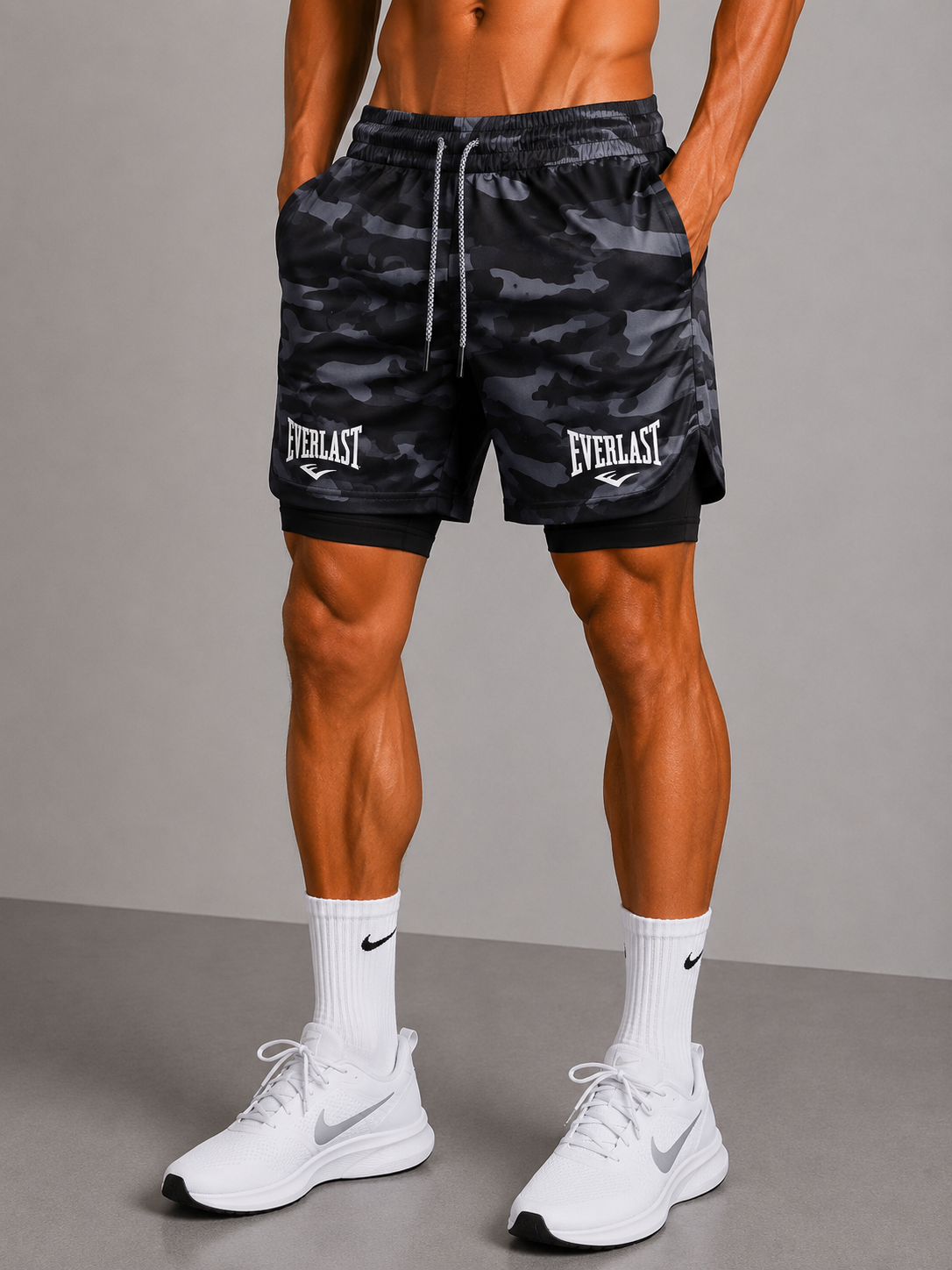 Pantalones cortos de doble cubierta