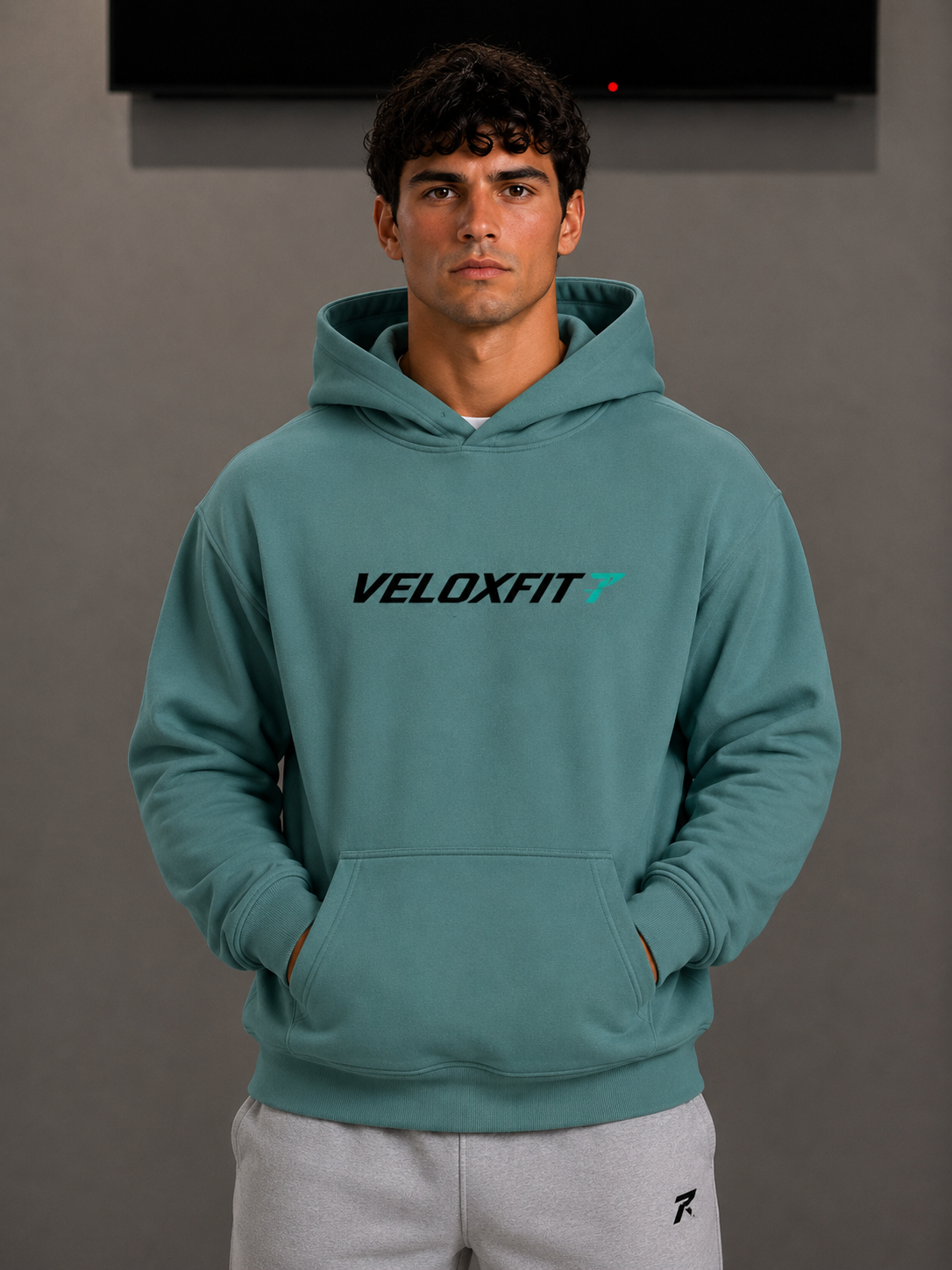 Sudadera con capucha de oversize