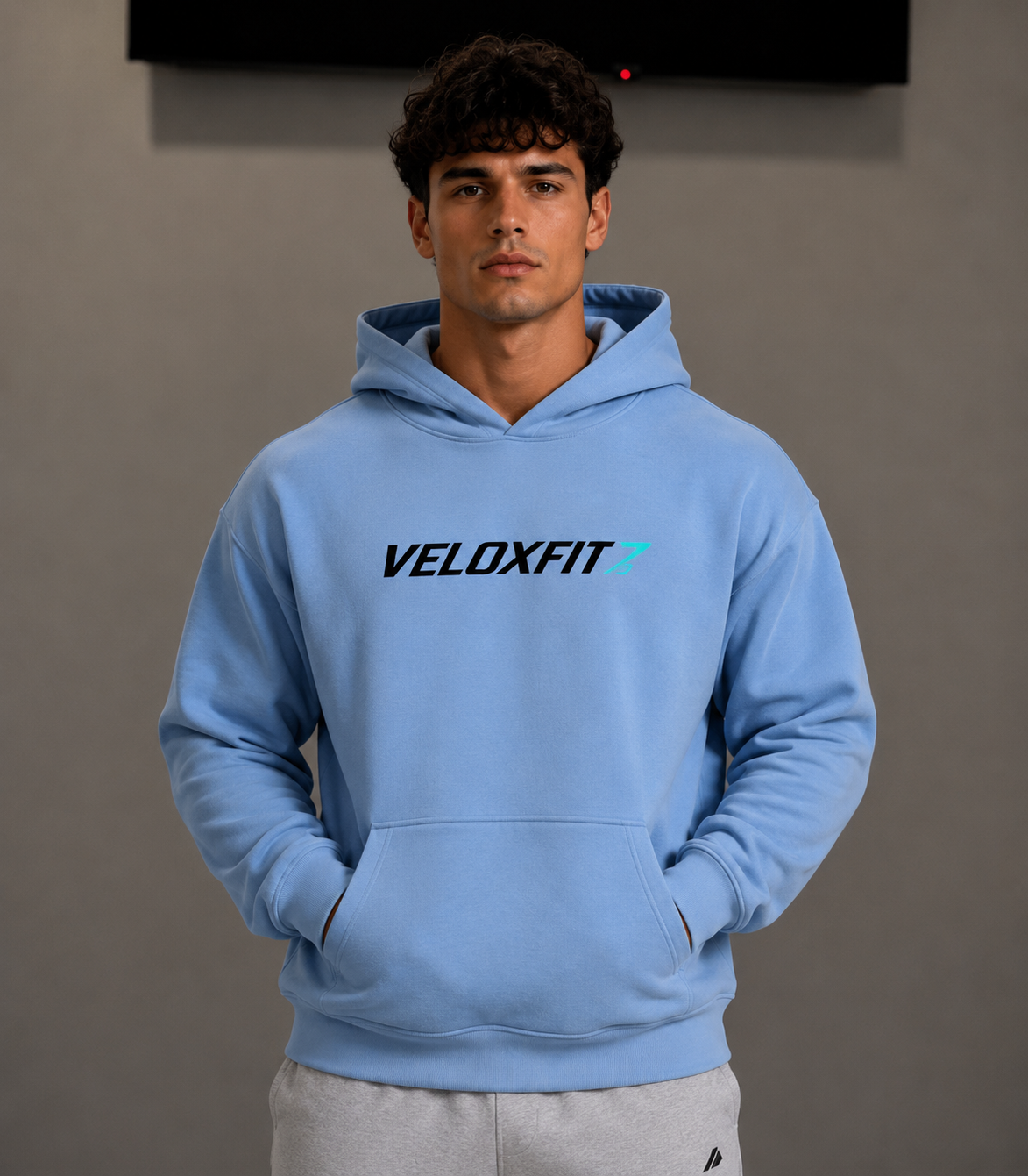 Sudadera con capucha de oversize