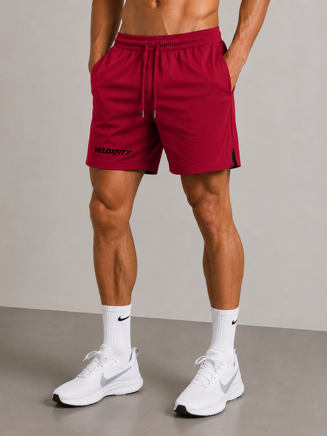 Pantalones cortos con cordón para hombre