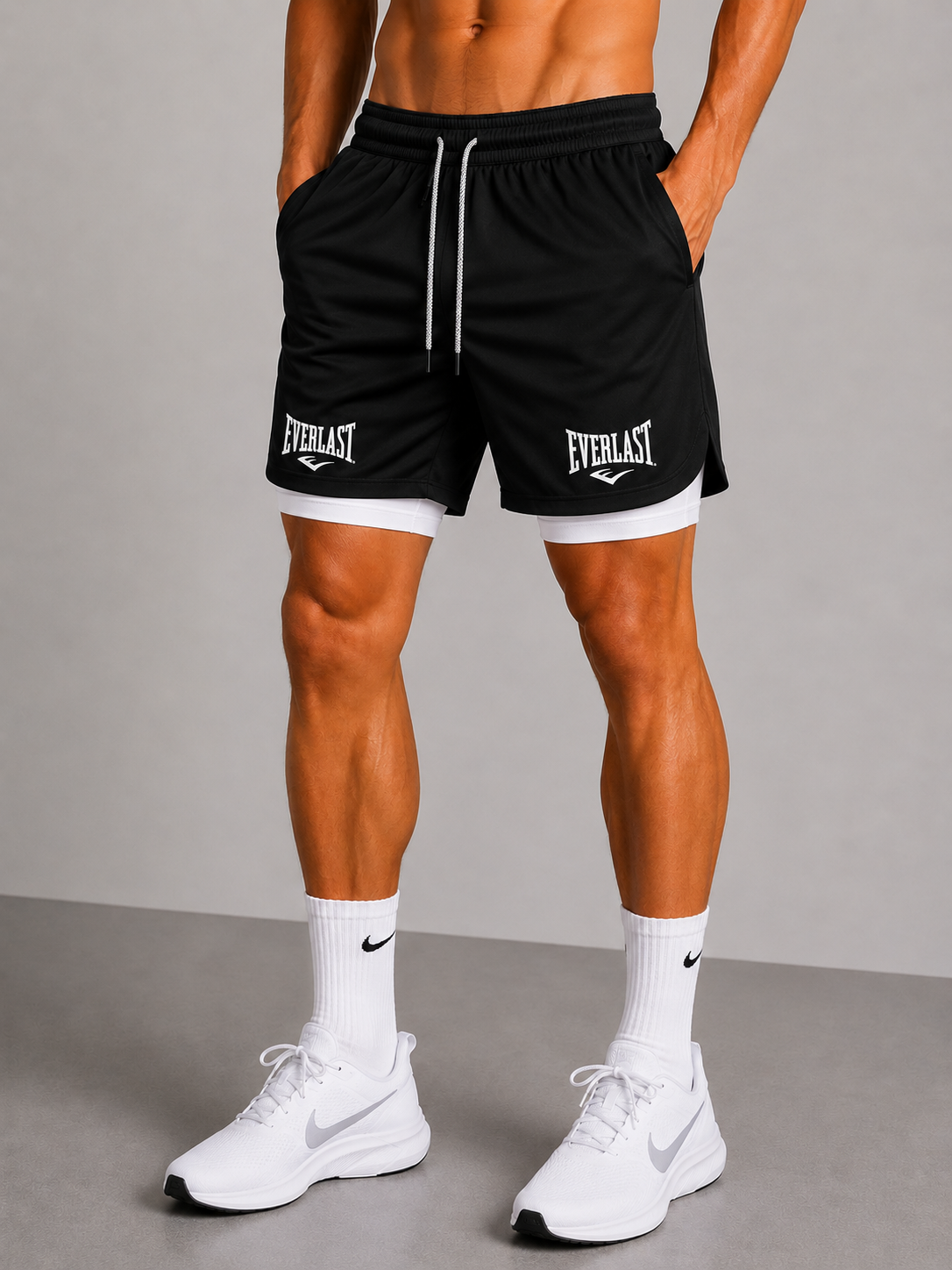 Pantalones cortos de doble cubierta