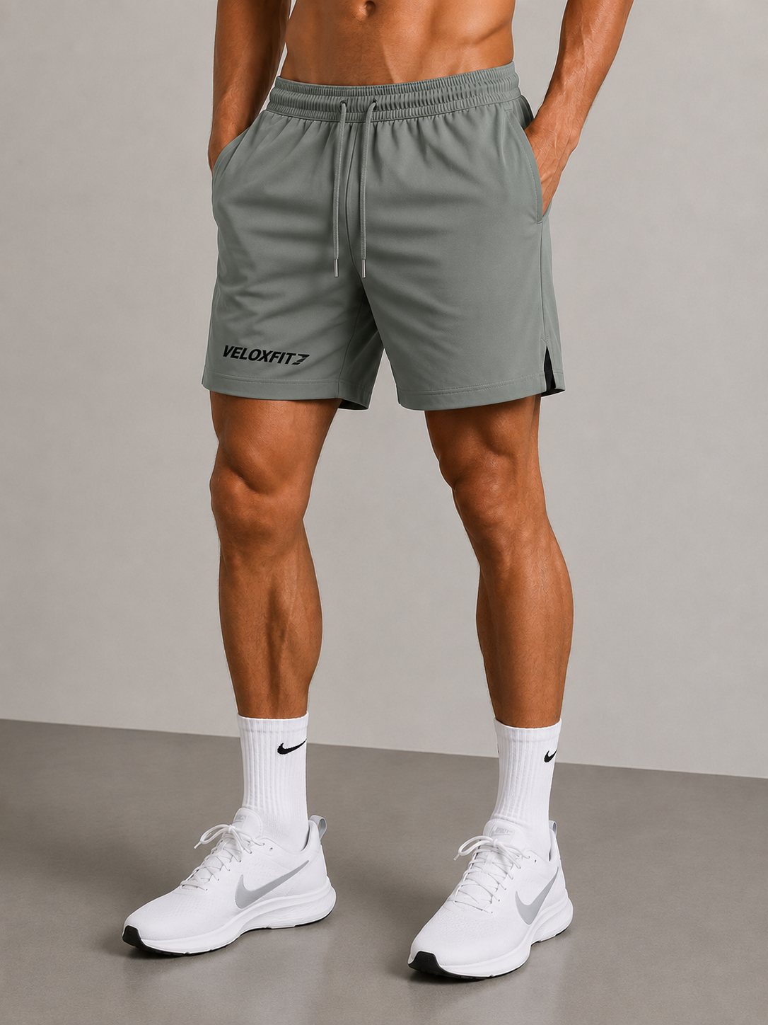 Pantalones cortos con cordón para hombre