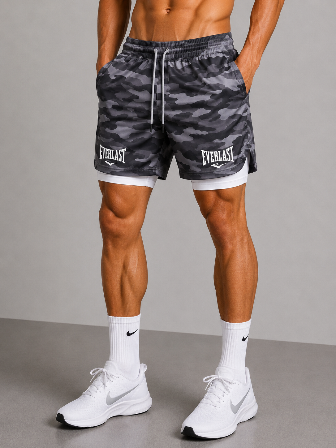 Pantalones cortos de doble cubierta