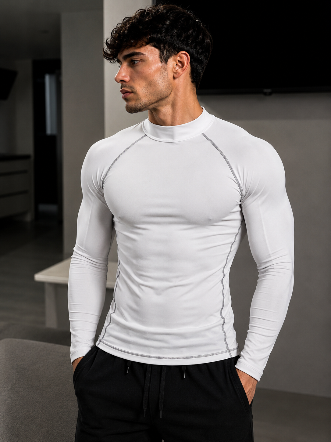 Camisa de compresión de entrenamiento
