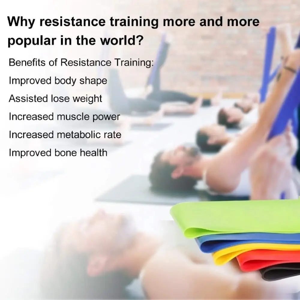 Bandas de bucle de fitness de yoga para hombres y mujeres, banda de entrenamiento de resistencia ,ejercicio corporal impermeable y equilibrado