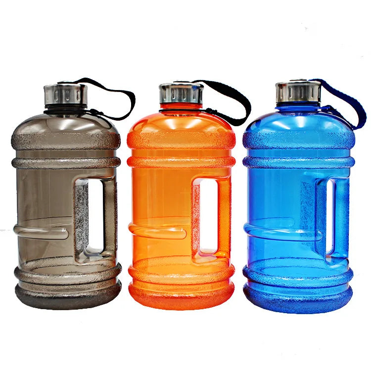 2.2L Botella de agua deportiva a prueba de fugas.Jarra sólida sin olor, Gimnasio diario Fitness Atlético para acampar Senderismo