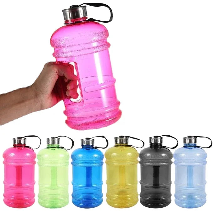 2.2L Botella de agua deportiva a prueba de fugas.Jarra sólida sin olor, Gimnasio diario Fitness Atlético para acampar Senderismo