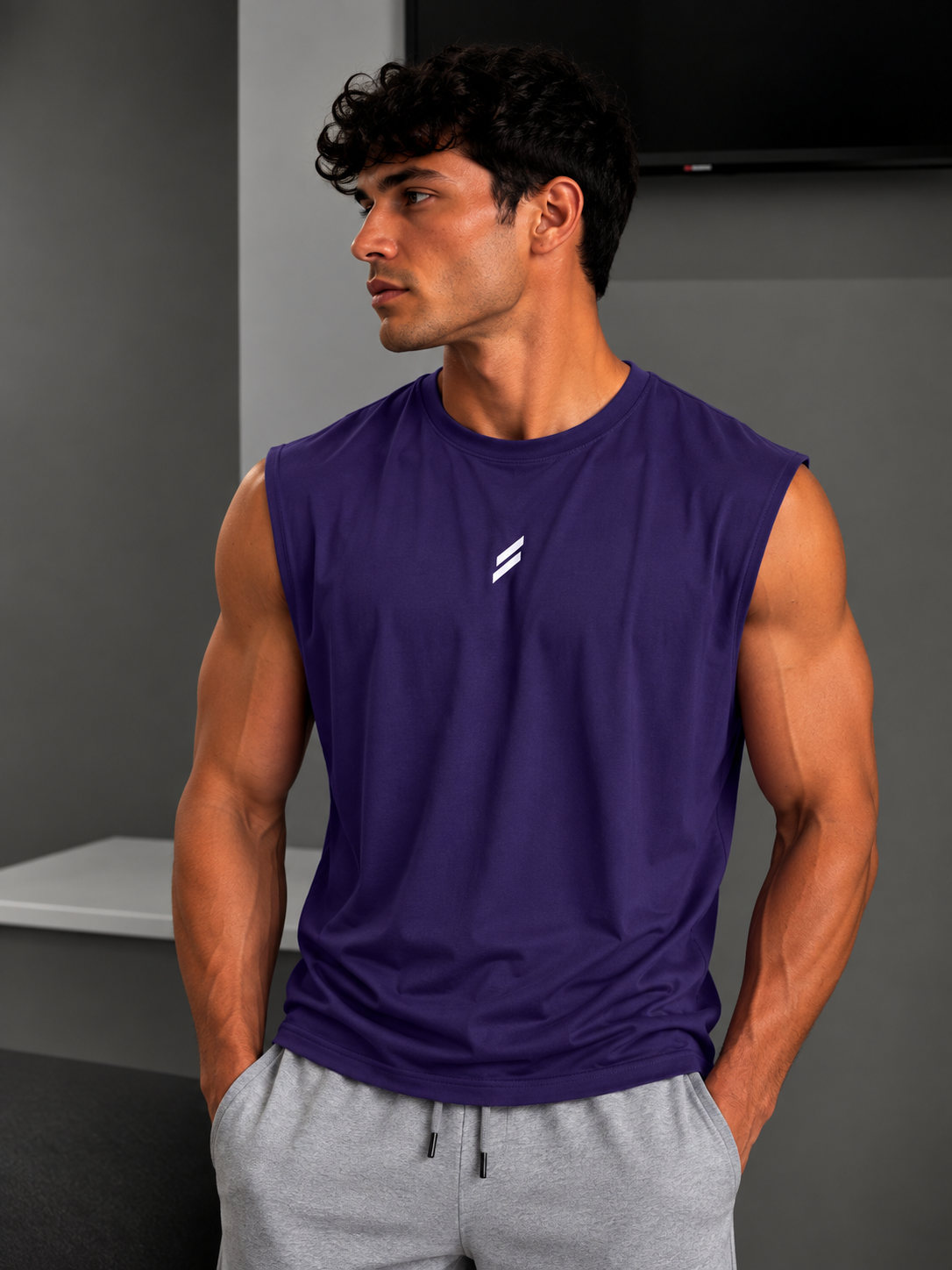 Camiseta deportiva sin mangas para hombre, chaleco de secado rápido, transpirable, holgado, para entrenamiento, Verano