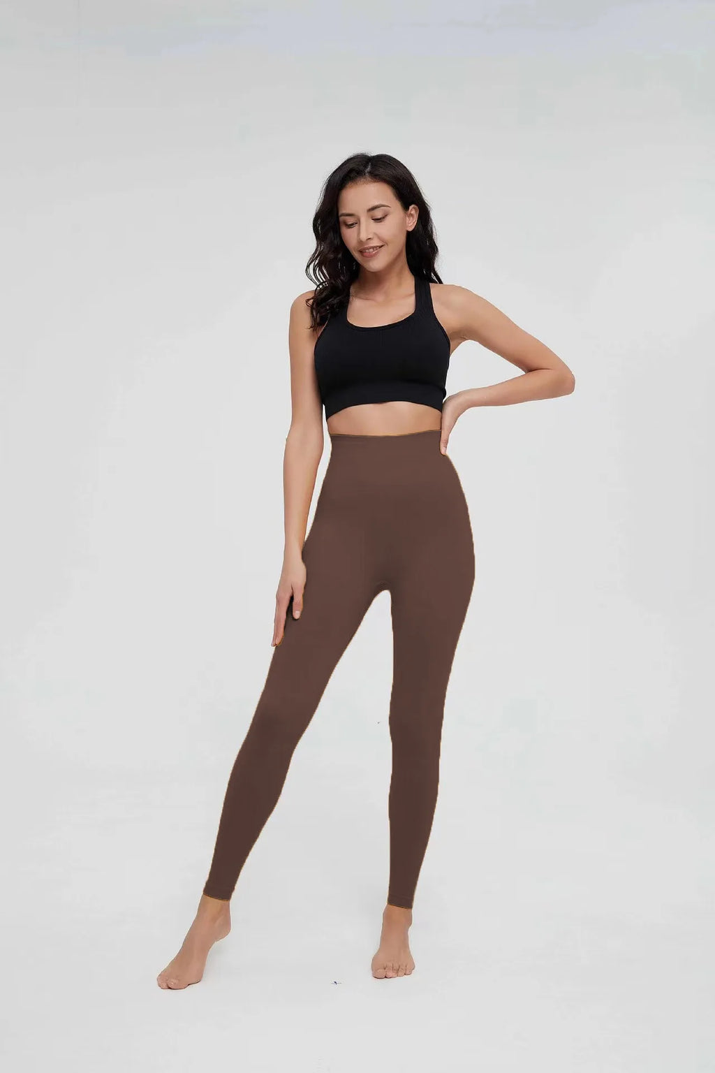 Leggings de punto sin costuras