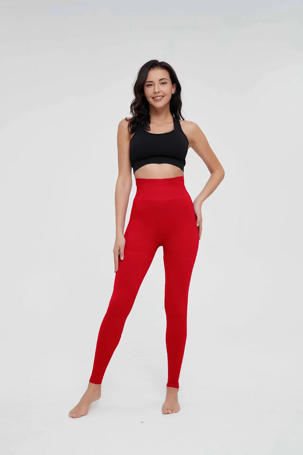 Leggings de punto sin costuras