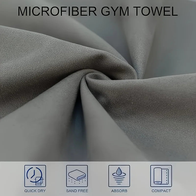Toallas de entrenamiento de microfibra de 40x80 cm para hombres y mujeres, agradables para la piel, sin olor, altamente absorbentes, toalla de sudor de secado rápido