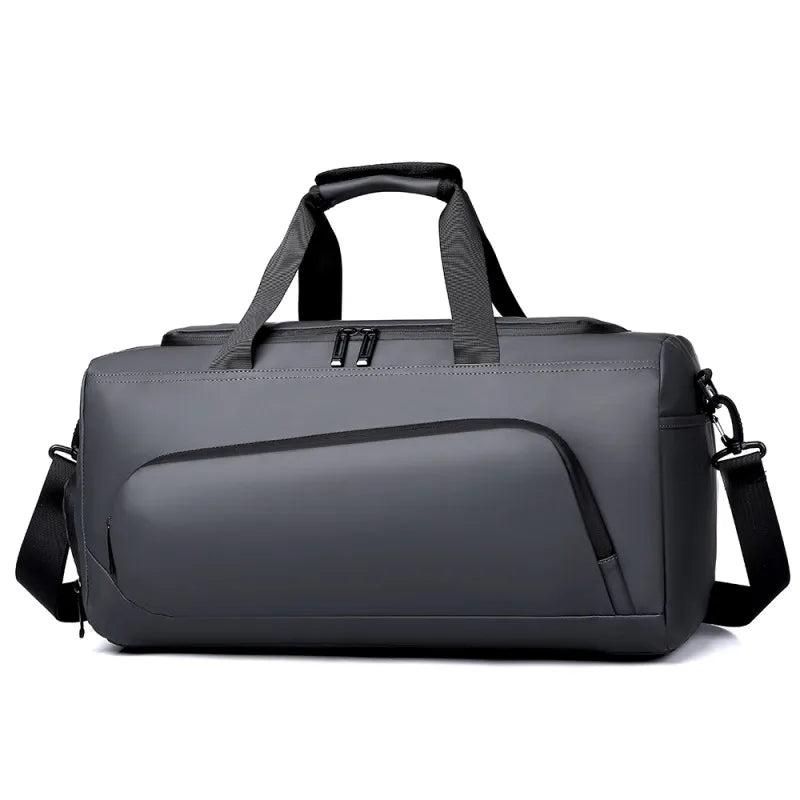 Bolsa de gimnasio deportiva, bolso de gran capacidad, bolsa de viaje portátil, compartimento múltiple con almacenamiento de zapatos, perfecto para vacaciones