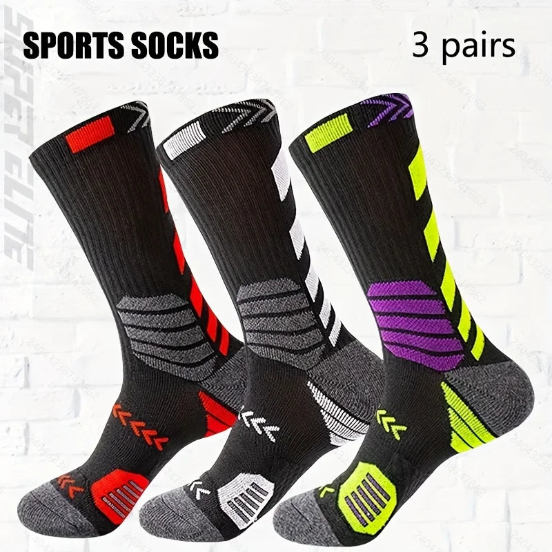 3 pares de calcetines deportivos para correr, malla atlética transpirable