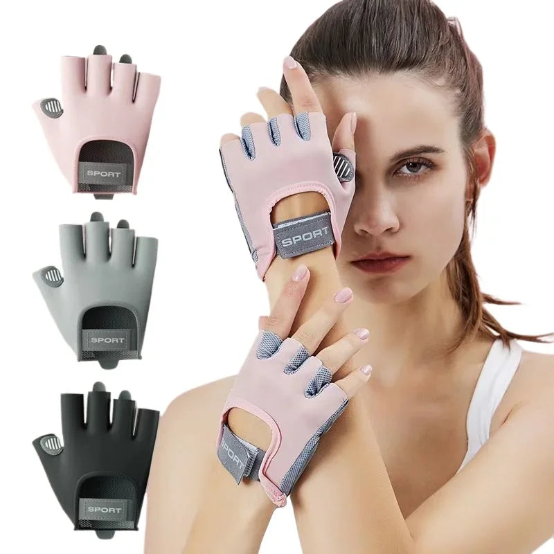 guantes de fitness, deportes, levantamiento de pesas, ejercicio, guantes antideslizantes para mujeres, hombres, guantes de yoga