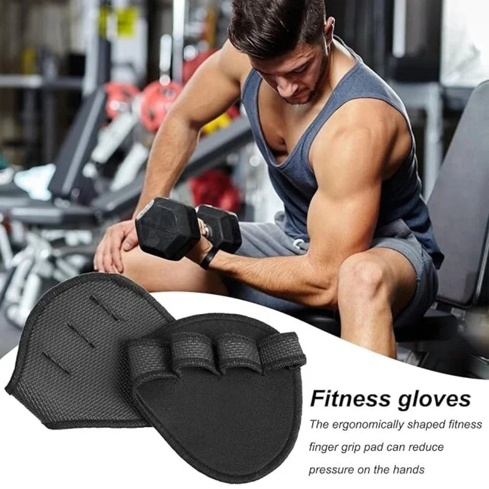 Almohadilla de agarre de elevación Protector de palma Guantes de gimnasio antideslizantes Almohadilla de entrenamiento para levantamiento de pesas Pull Up Entrenamiento Powerlifting