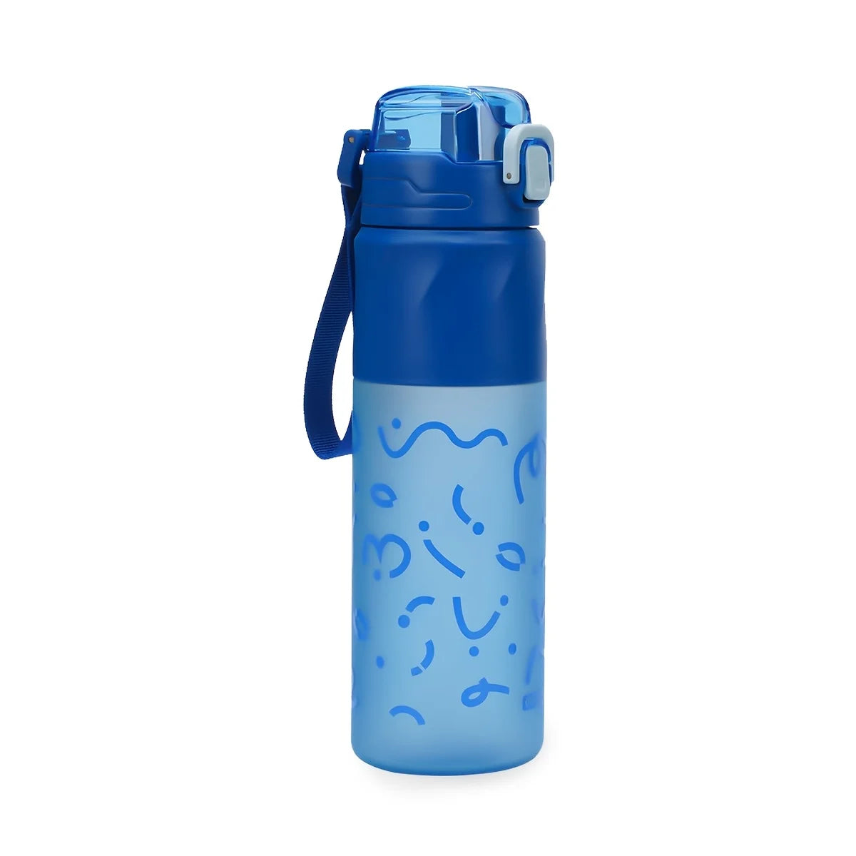 Botella de agua deportiva de plástico de 900 ml, bebida portátil a prueba de fugas